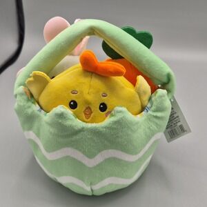 Walgreens Festive Voice Easter Plush Basket Chick Carrot Bunny